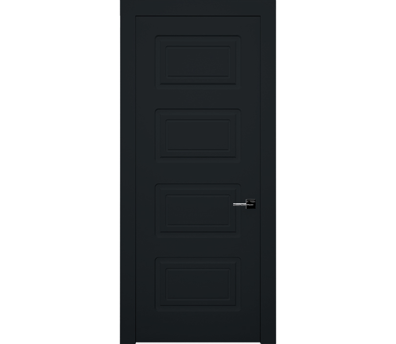 Дверь межкомнатная глухая Милан ДГ4 черная