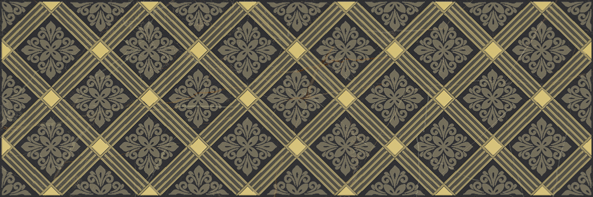 Royal Декор чёрный 20х60