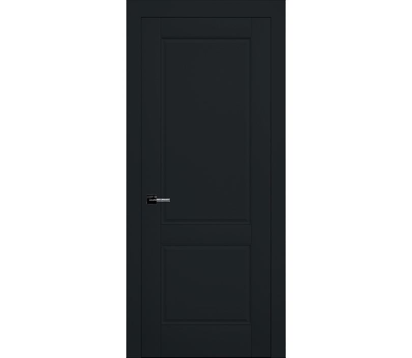 Дверь межкомнатная глухая Лондон ДГ2 черная