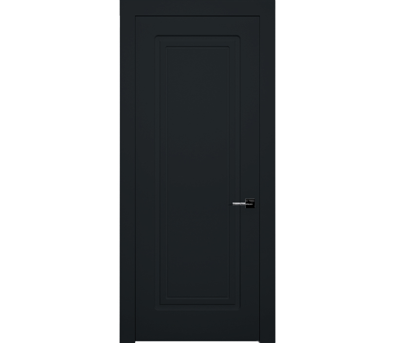 Дверь межкомнатная глухая Милан ДГ1 черная