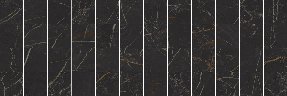 Royal Декор мозаичный чёрный MM60074 20х60