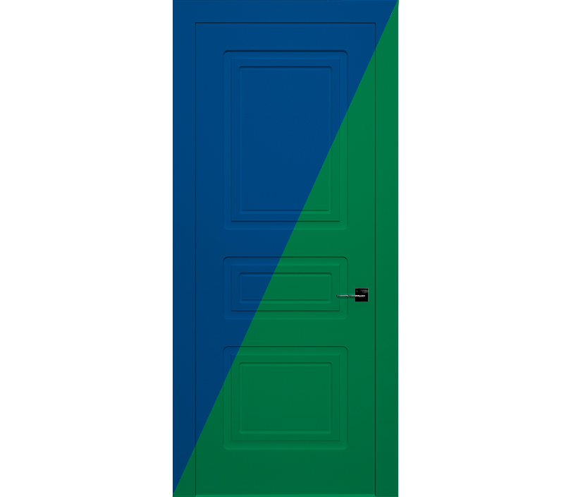 Дверь межкомнатная глухая Милан ДГ3 зеленая