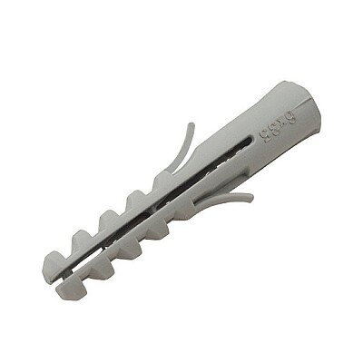 Дюбель распорный с усами (цвет Серый)