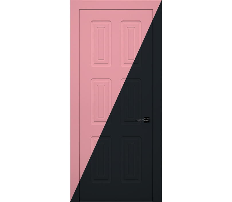 Дверь межкомнатная глухая Милан ДГ9 черная