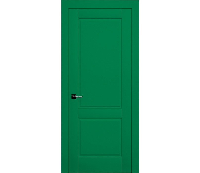 Дверь межкомнатная глухая Лондон ДГ2 зеленая
