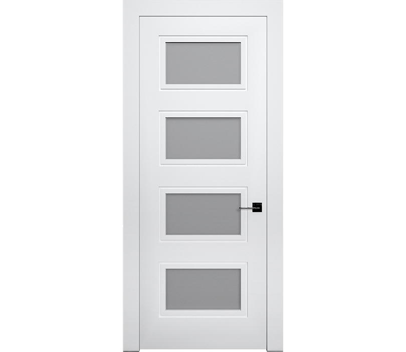 Дверь межкомнатная со стеклом Гранада ДО4 с патиной