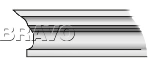 Карниз Тип-3 60 см Т-04 (Медовый)