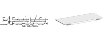 Добор "Т" 2070*100*8 Stormy Matt (порталы)