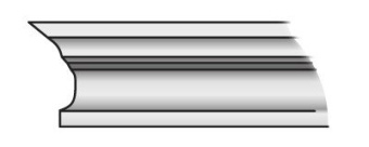 Карниз Тип-3 90 см Т-04 (Медовый)