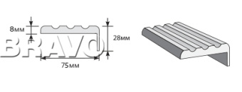 Наличник "Т" Тип-3 2150*75*8 Milk Oak (Classico)