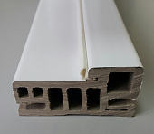 Коробка дверная распашная ДПК серая 75*38*2100 мм